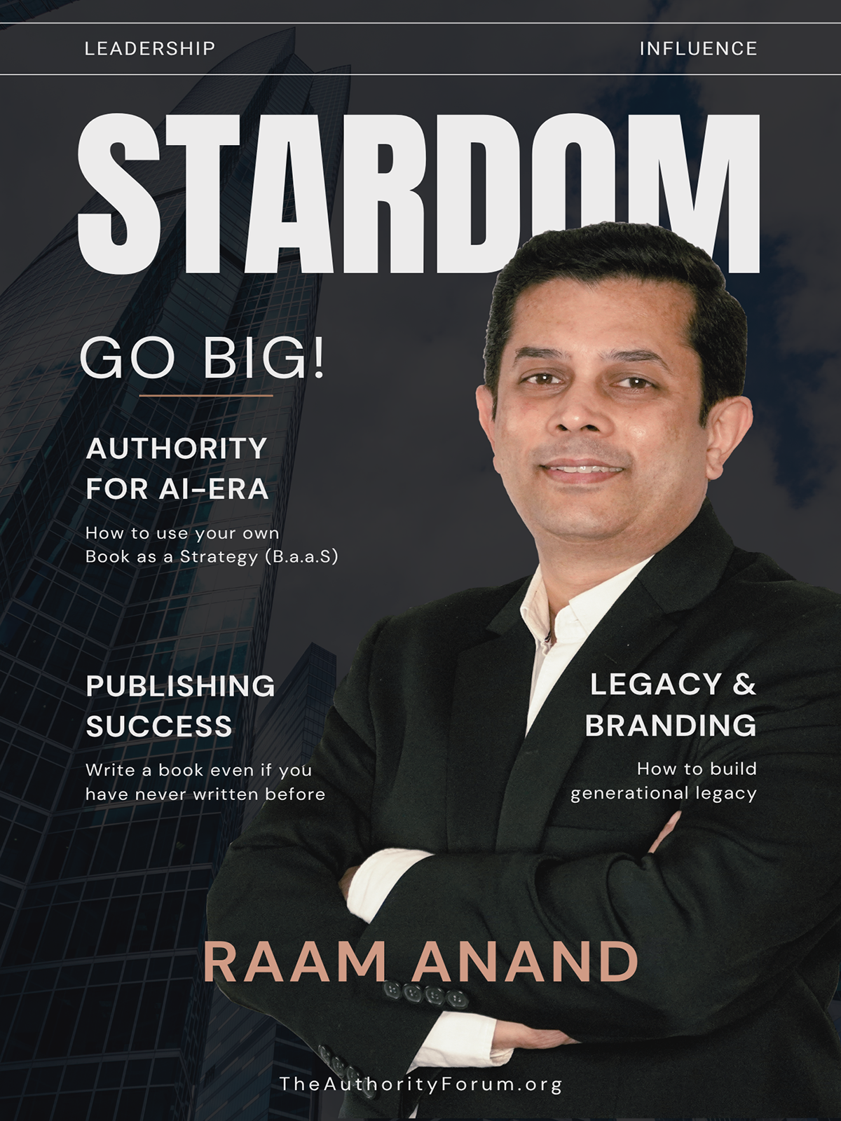 Raam Anand featured on magazine cover
